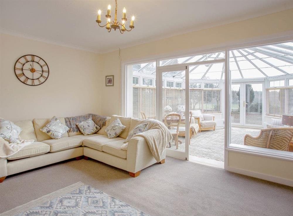 Large, comfortable living room at Todburn East in Todburn, near Rothbury, Northumberland, England