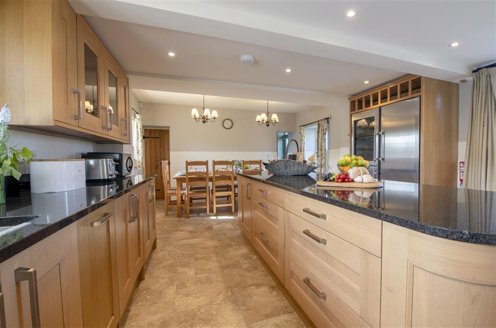 Natural light fills the kitchen at Todd Hills Hall Farmhouse and Vale Croft, Melmerby