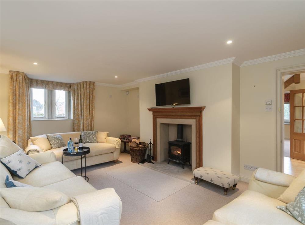 Cosy living room at Todds Pasture in Hawnby, near Helmsley, North Yorkshire