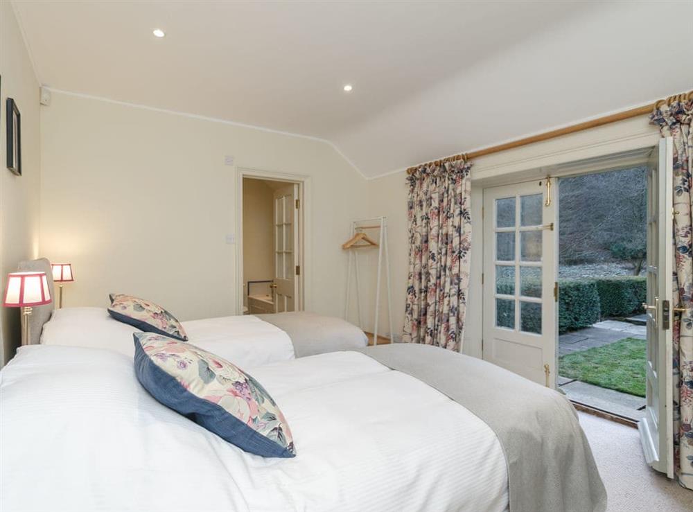 Twin bedroom at Todds Pasture in Hawnby, near Helmsley, North Yorkshire