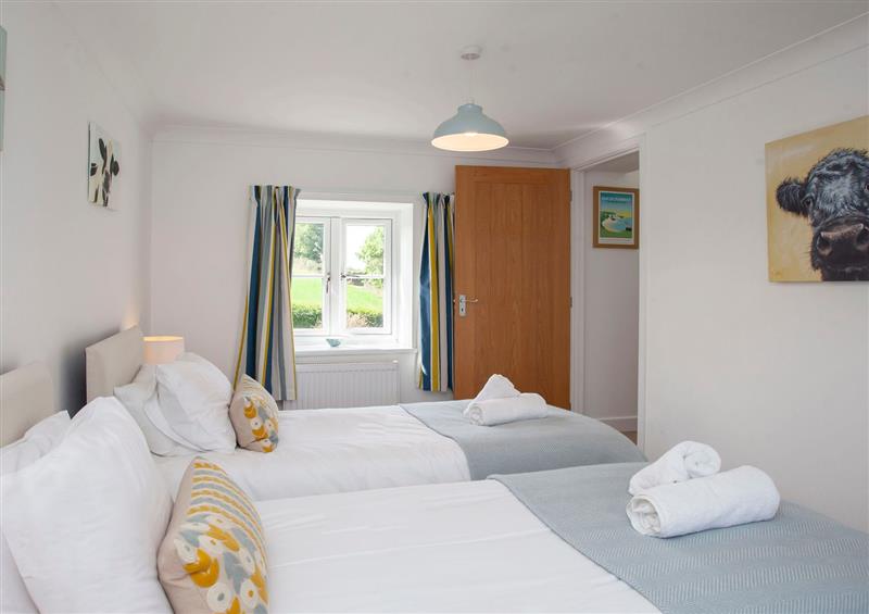 One of the 3 bedrooms at Tokenhill Cottage, Piddletrenthide