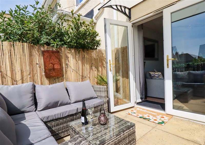 The patio in Tolcarne Reach at Tolcarne Reach, Newquay