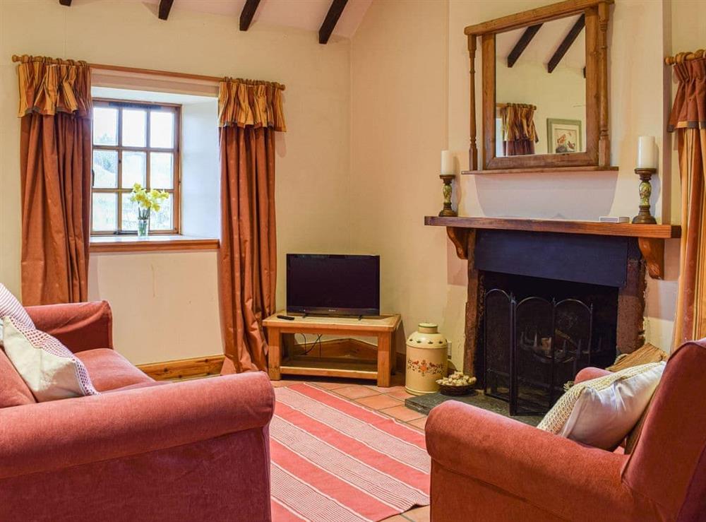 Living room/dining room at Toll Cottage in Forgandenny, Perthshire
