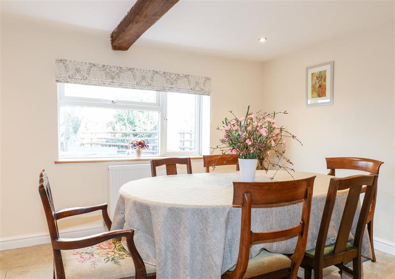 The dining room at Tolldish Cottage, Great Haywood