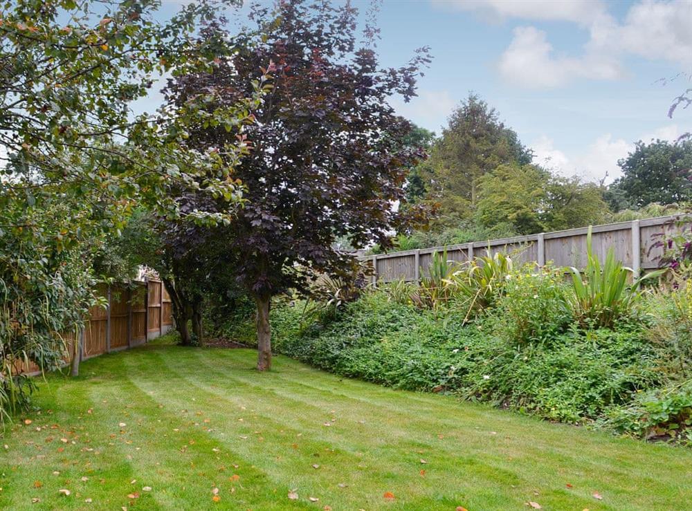 Garden at Tollgate Cottage in Blythburgh, near Southwold, Suffolk