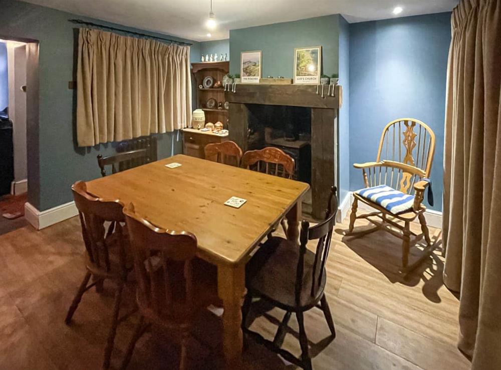 Dining Area at Tollgate Cottage in Leek, Staffordshire