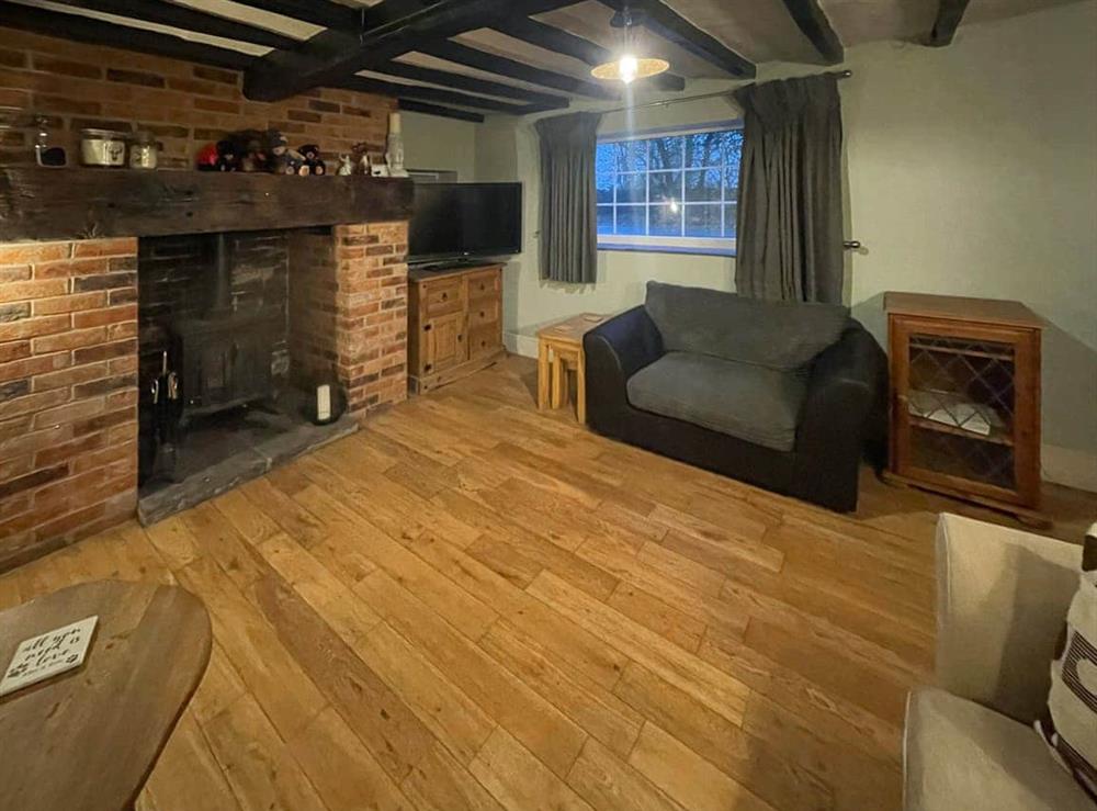 Living area at Tollgate Cottage in Leek, Staffordshire