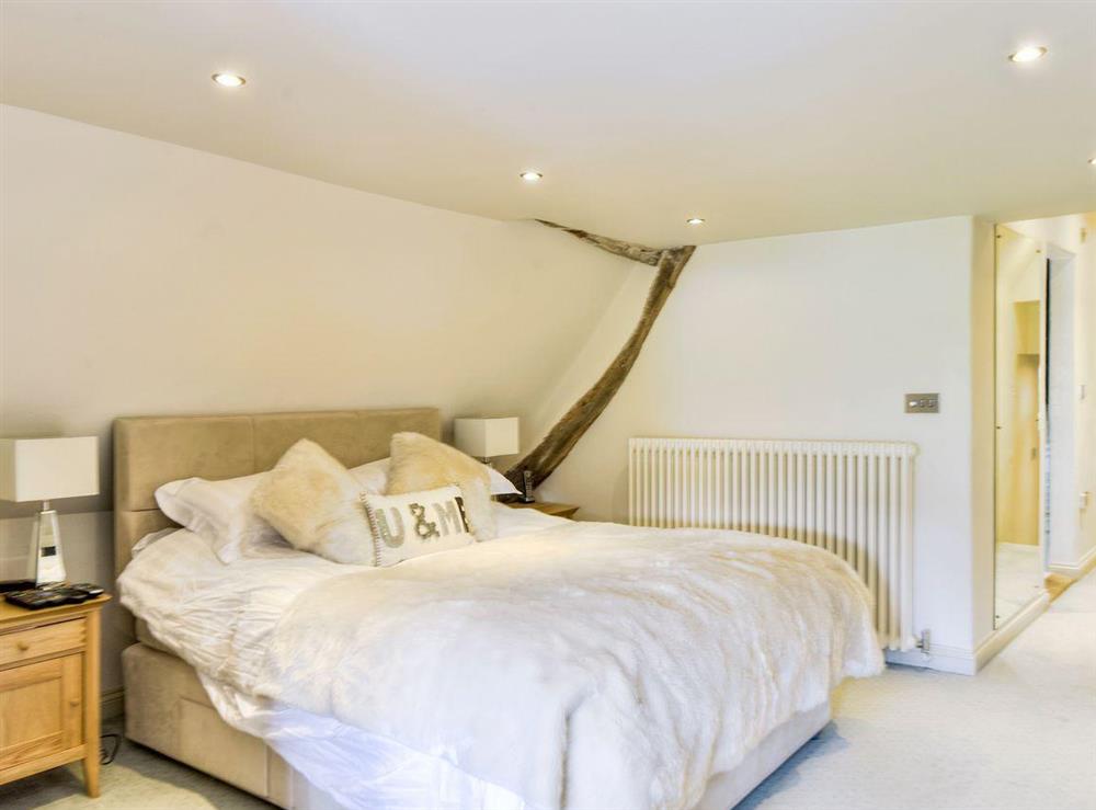 Double bedroom at Tom Cottage in Wing, near Oakham, Leicestershire