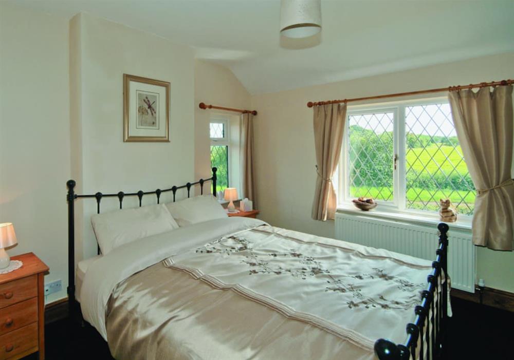 Double bedroom at Tomfields Cottage in Kingsley Moor, Staffordshire