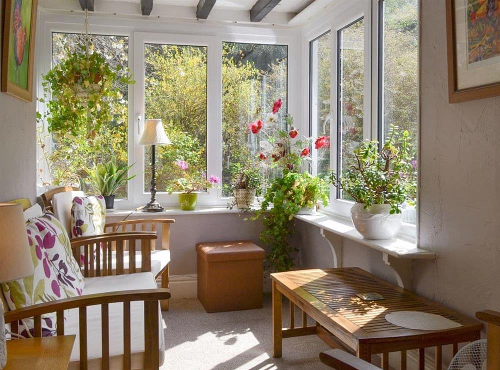 Light and airy conservatory at Toms Cottage in Dalton-in-Furness, Cumbria