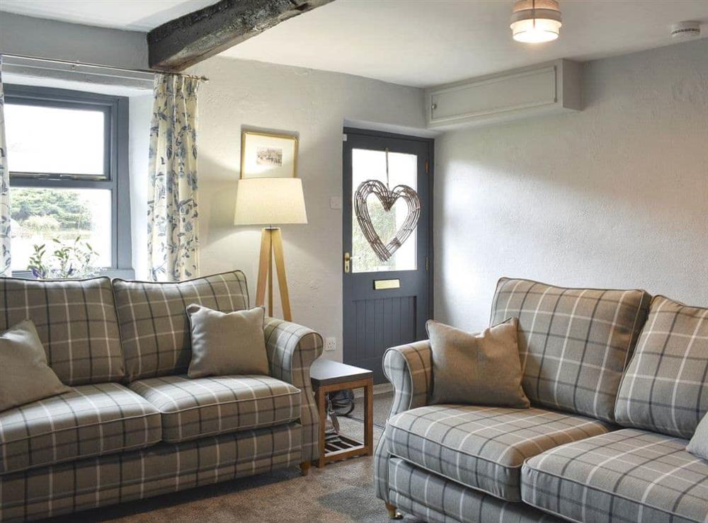 Comfortable living room at Toms Cottage in Melmerby, near Penrith, Cumbria