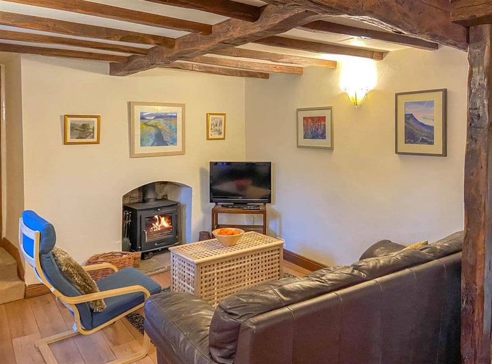 Living room at Toms Lodge in Ashbourne, Derbyshire