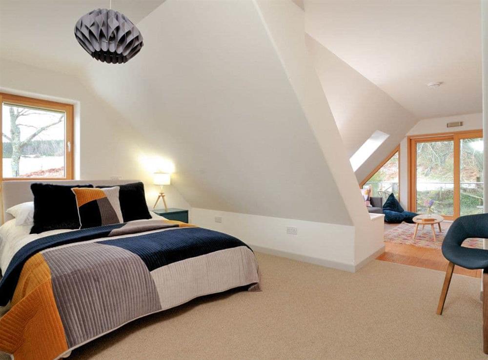 Master bedroom at Toms Lodge in Inverness, Inverness-Shire