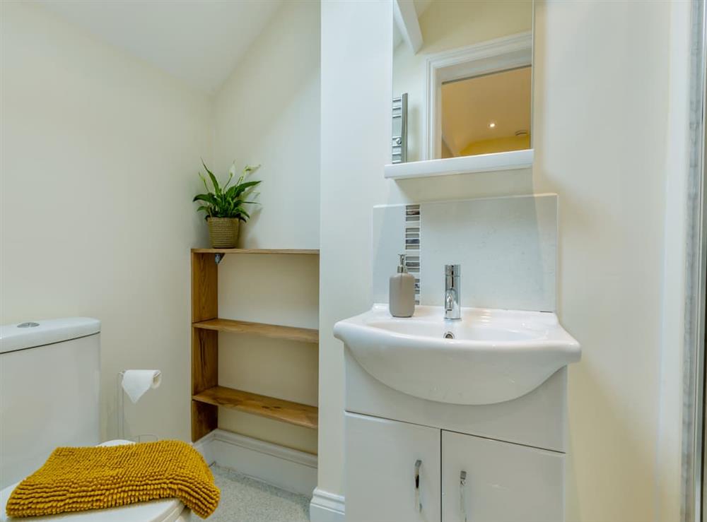 Shower room at Toms Nest in Brixham, Devon