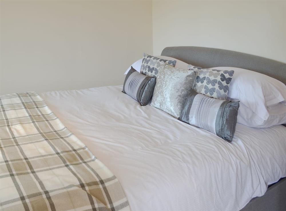 Comfortable double bedroom at Tontos View in Sorley Green Cross, near Kingsbridge, Devon