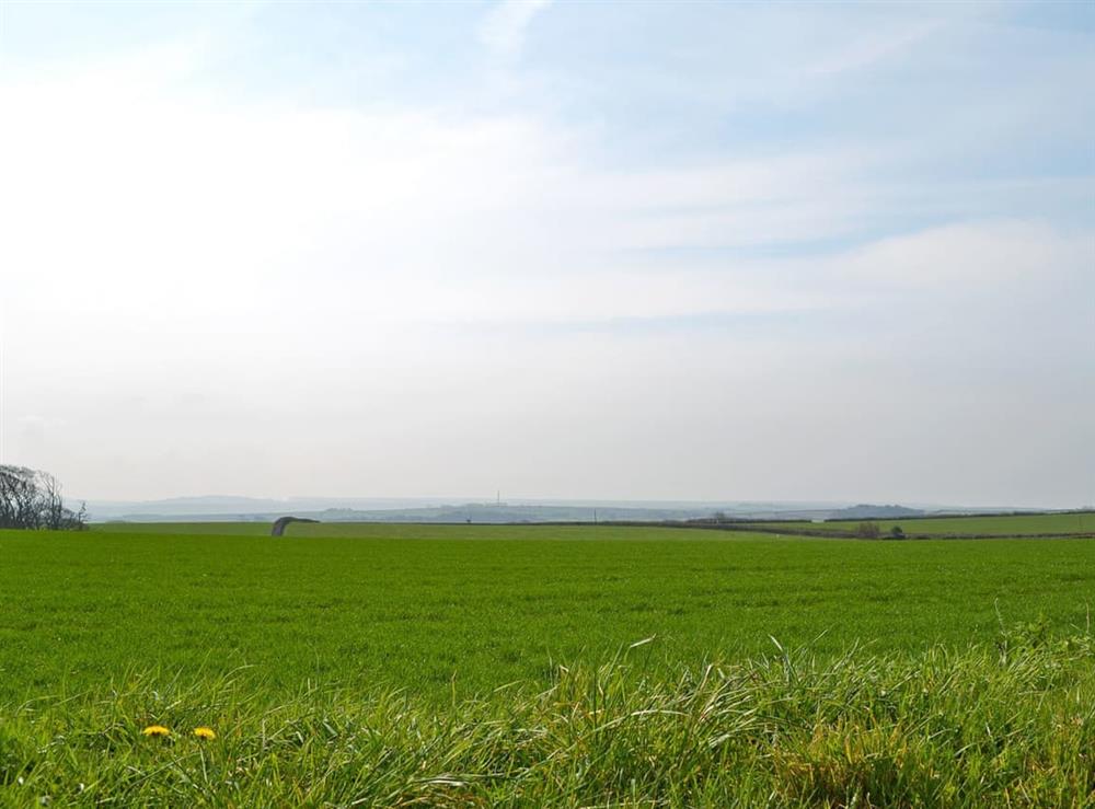 Stunning countryside views at Tontos View in Sorley Green Cross, near Kingsbridge, Devon