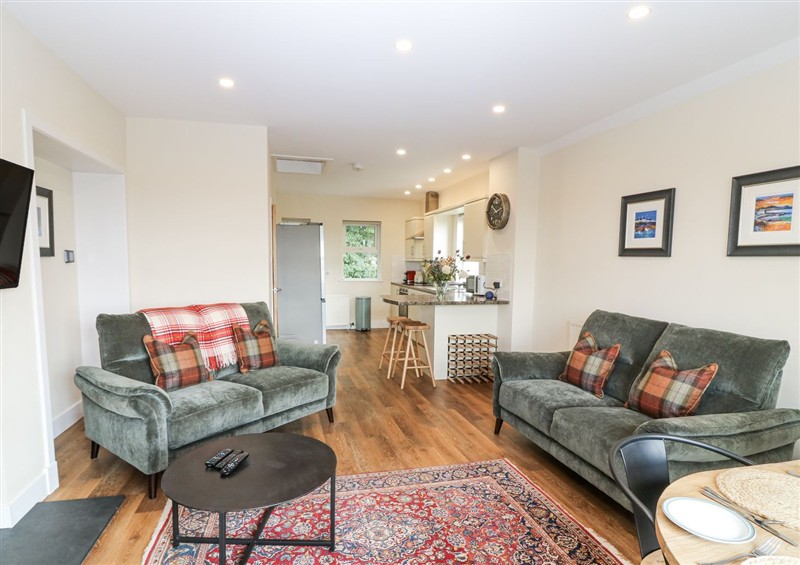 Enjoy the living room at Top Cottage, Cupar