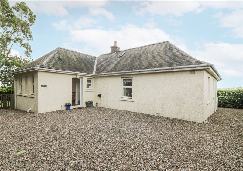 Outside at Top Cottage, Cupar