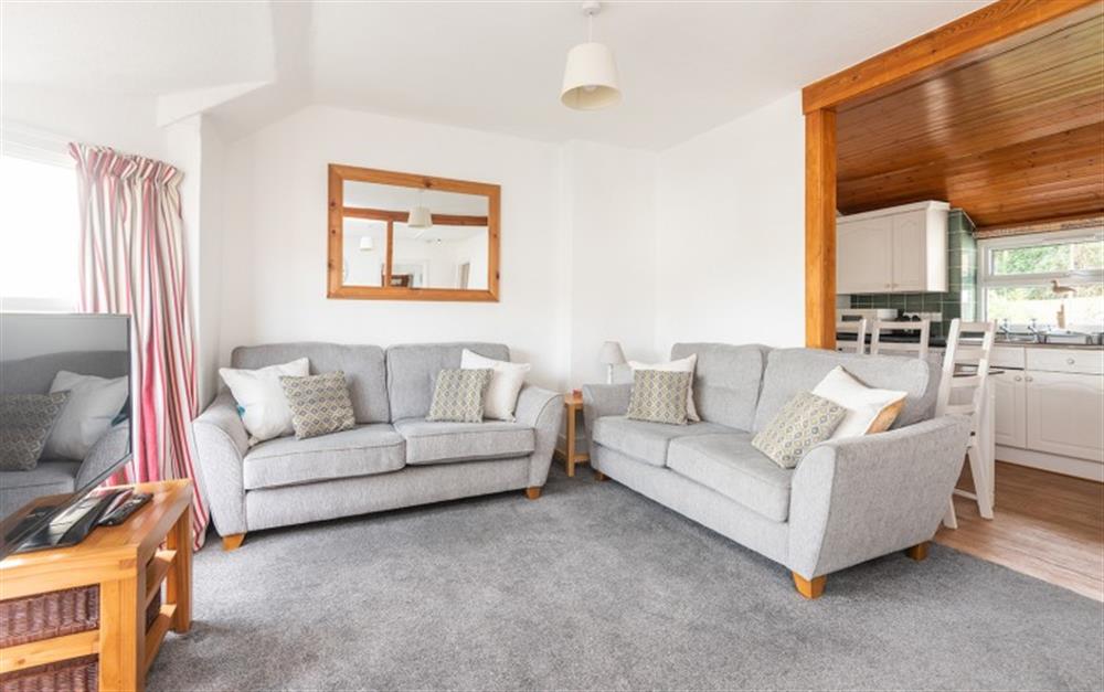 Relax in the living area at Top Deck in Lyme Regis