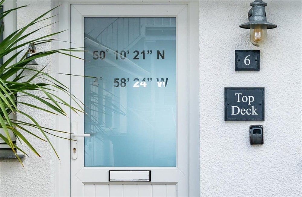 Exterior at Top Deck in Portscatho, Cornwall