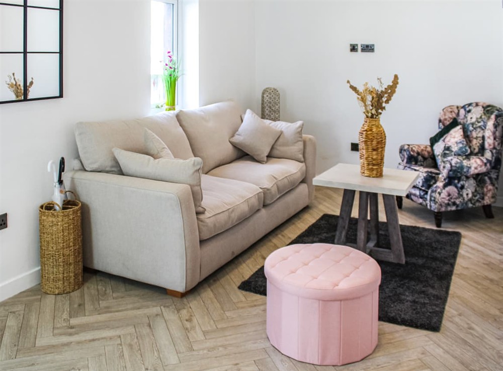Living area at Top House in Falmouth, Cornwall