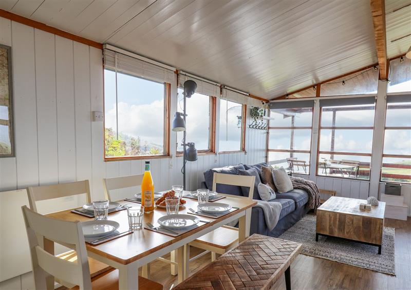 Enjoy the living room at Top Of The World Lodge, Aberdovey