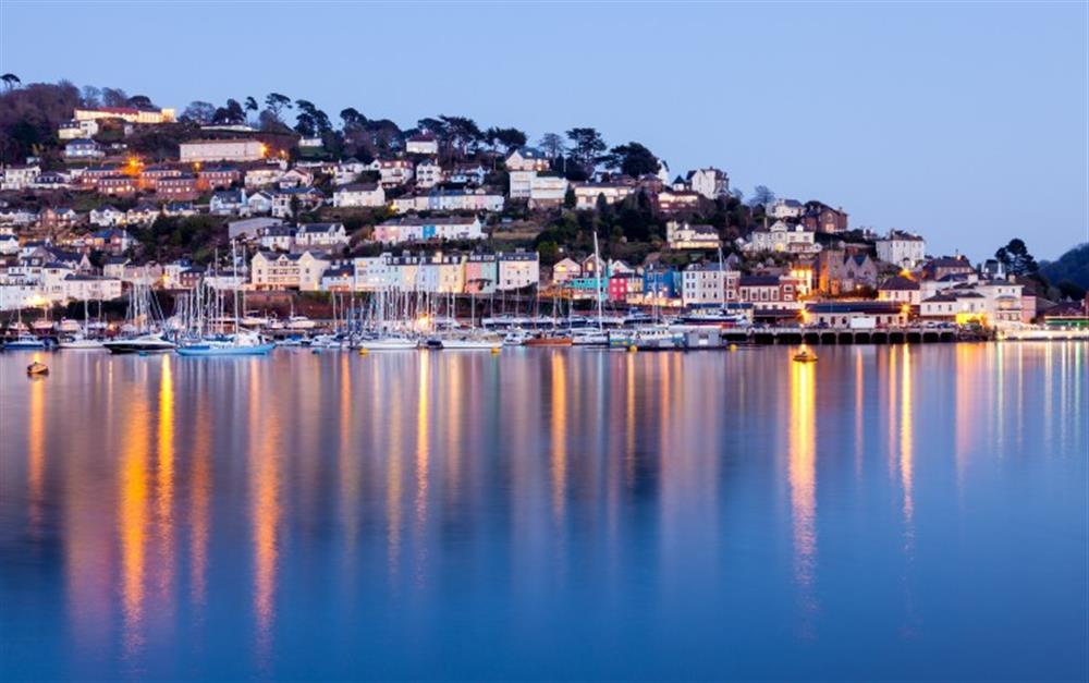 View from Dartmouth across the river to Kingswear at Top Storey in Dartmouth