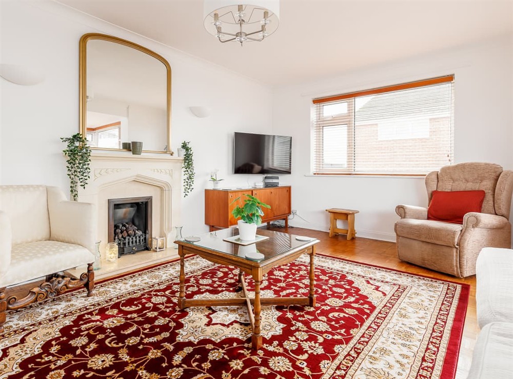 Living room at Topdeck in Poole, Dorset