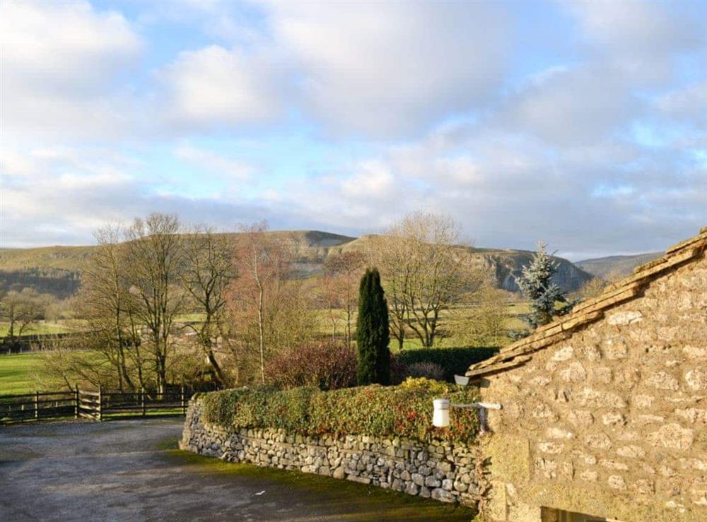 View at Tophams Laithe in Conistone with Kilnsey, Grassington, North Yorkshire