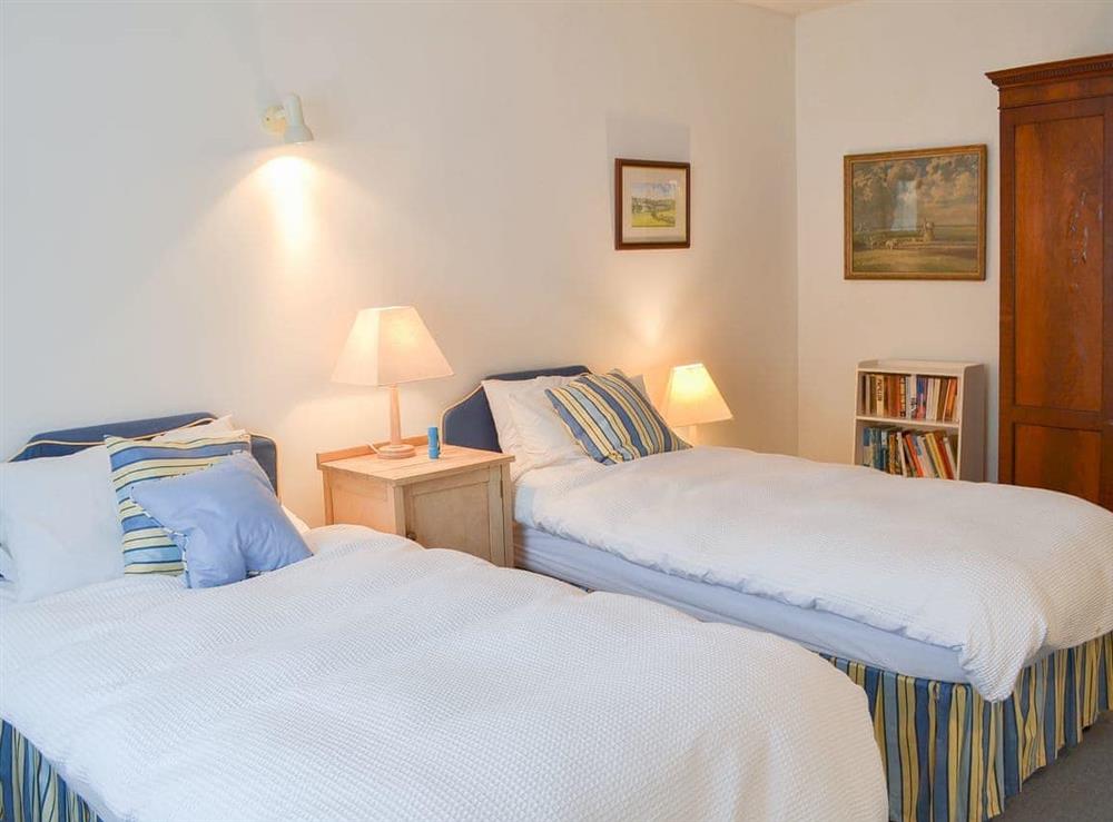 Charming twin bedded room at Topsail in Noss Mayo, South Devon., Great Britain