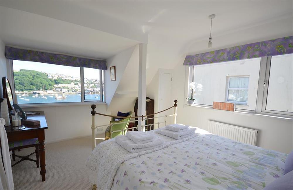 One of the charming first floor bedrooms at Topsides, Fowey
