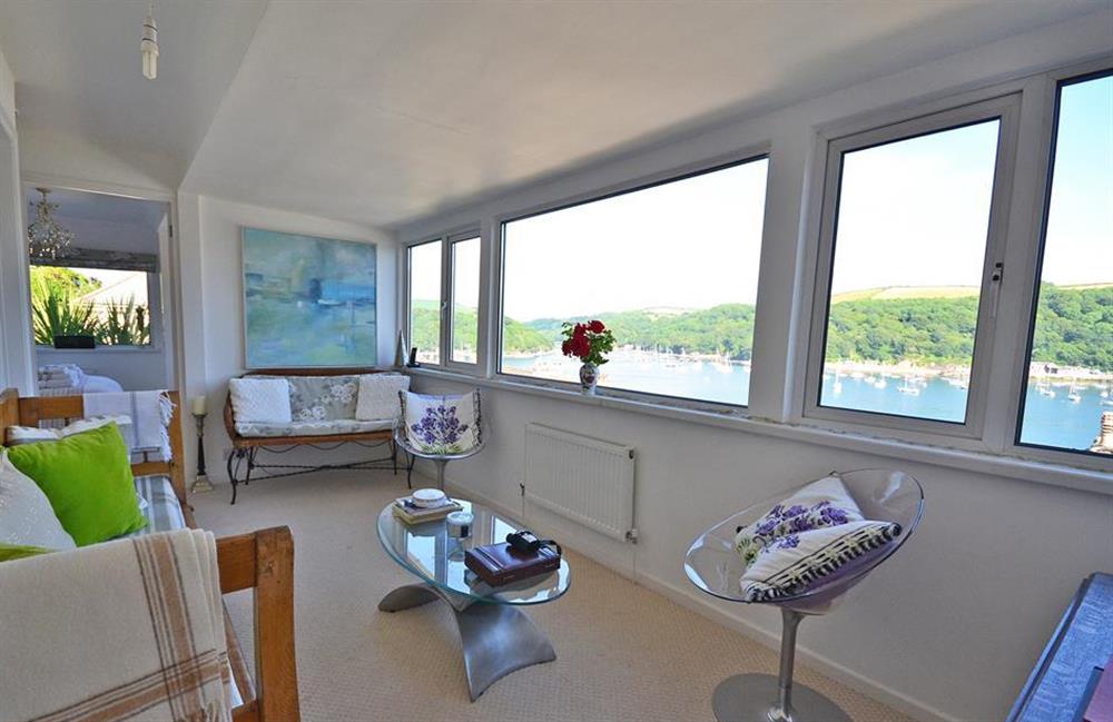 The first floor relaxing area with beautiful views.  (photo 2) at Topsides, Fowey