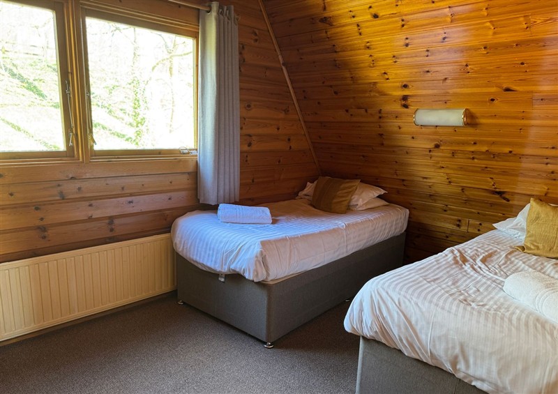 A bedroom in Tor View at Tor View, Finlakes Holiday Park near Chudleigh