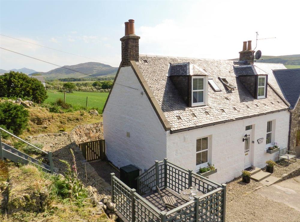 Superb holiday location at Torbeg Farm Cottage in Torbeg, near Blackwaterfoot, Isle of Arran, Scotland