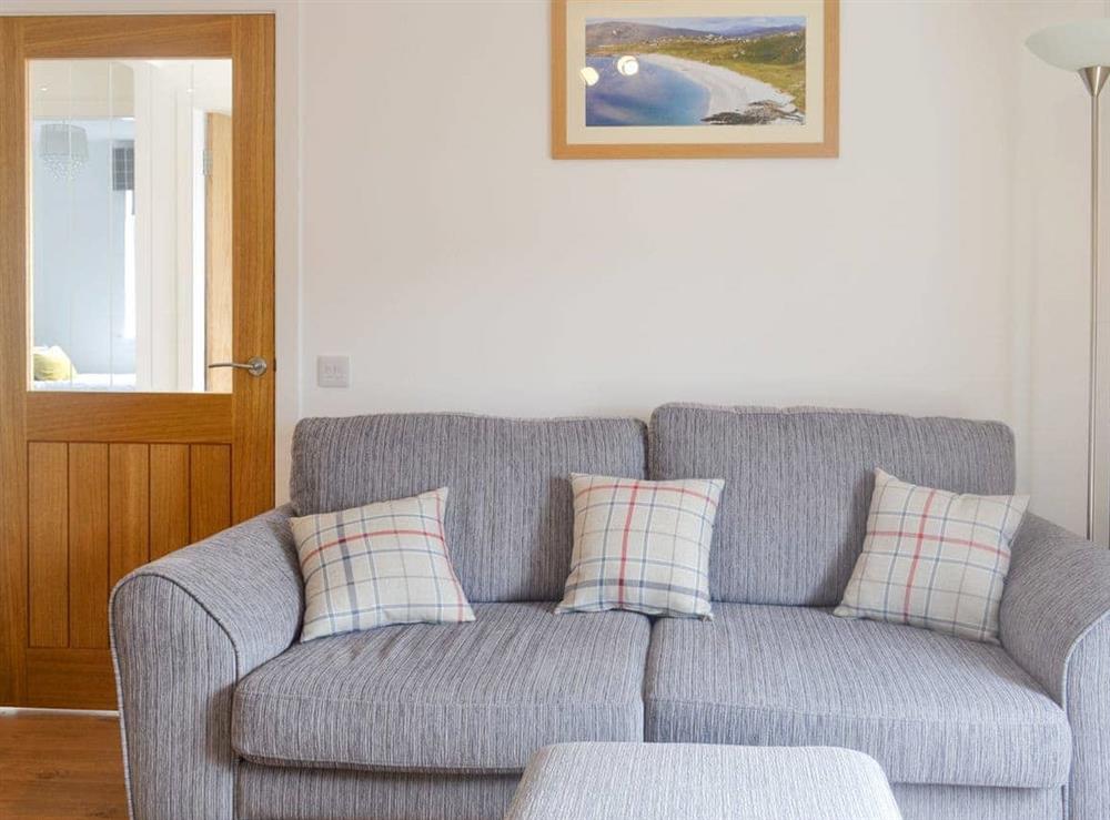Comfortable seating within living area at Torlochan in Oban, Argyll