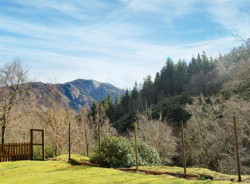 Garden and grounds at Torr Caladh in Glenfinnan, near Fort William, Inverness-Shire