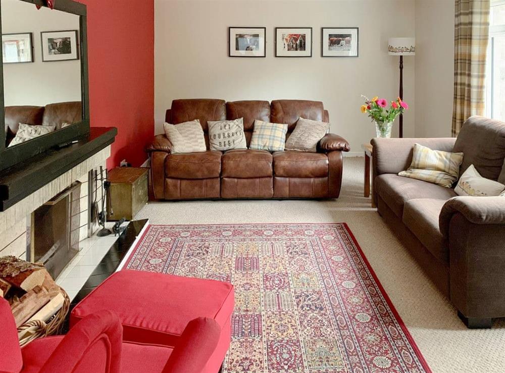 Welcoming living room at Torr Caladh in Glenfinnan, near Fort William, Inverness-Shire