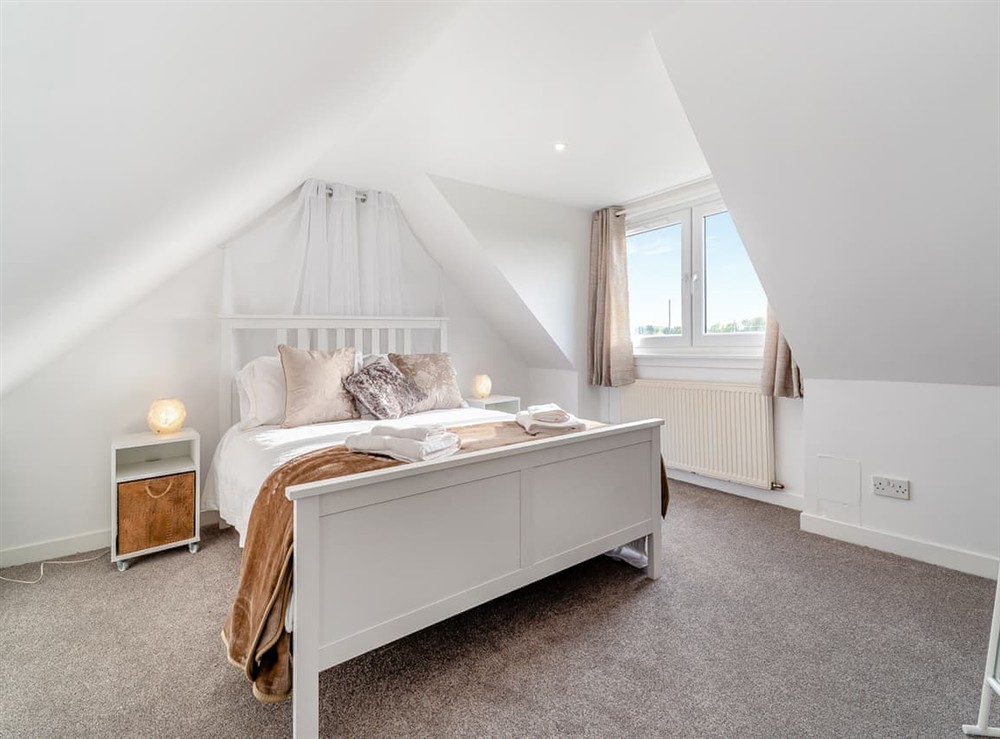Double bedroom at Torr Cottage in Dalrymple, Ayrshire
