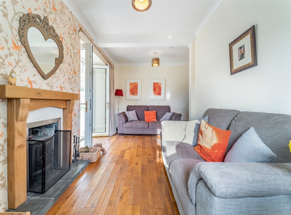 Living area at Torr Cottage in Dalrymple, Ayrshire