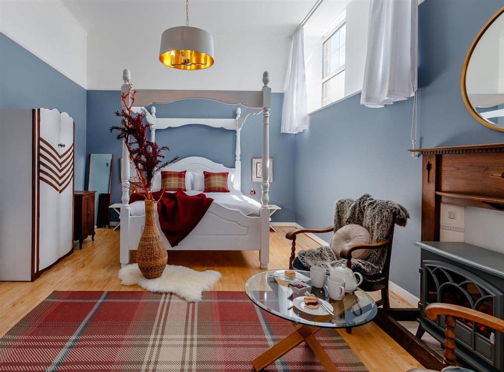Four Poster bedroom at Torreagles in Clola, near Peterhead, Aberdeenshire