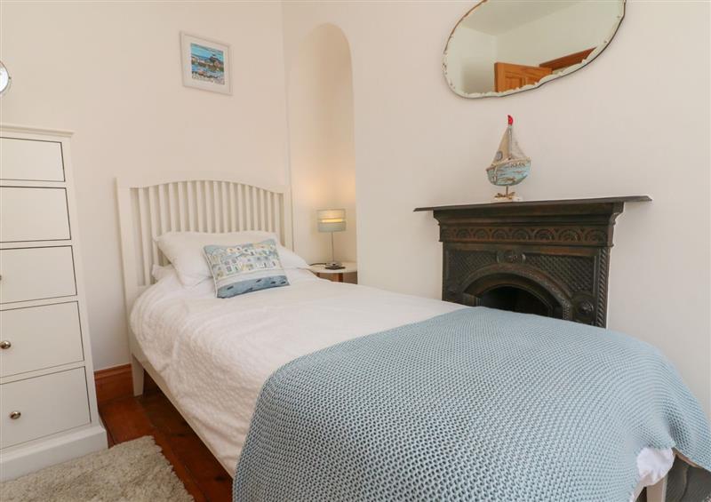 One of the bedrooms at Torrs Walk View, Ilfracombe