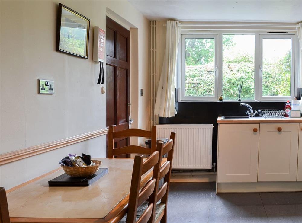 Spacious kitchen with breakfast area at Station Masters House, 