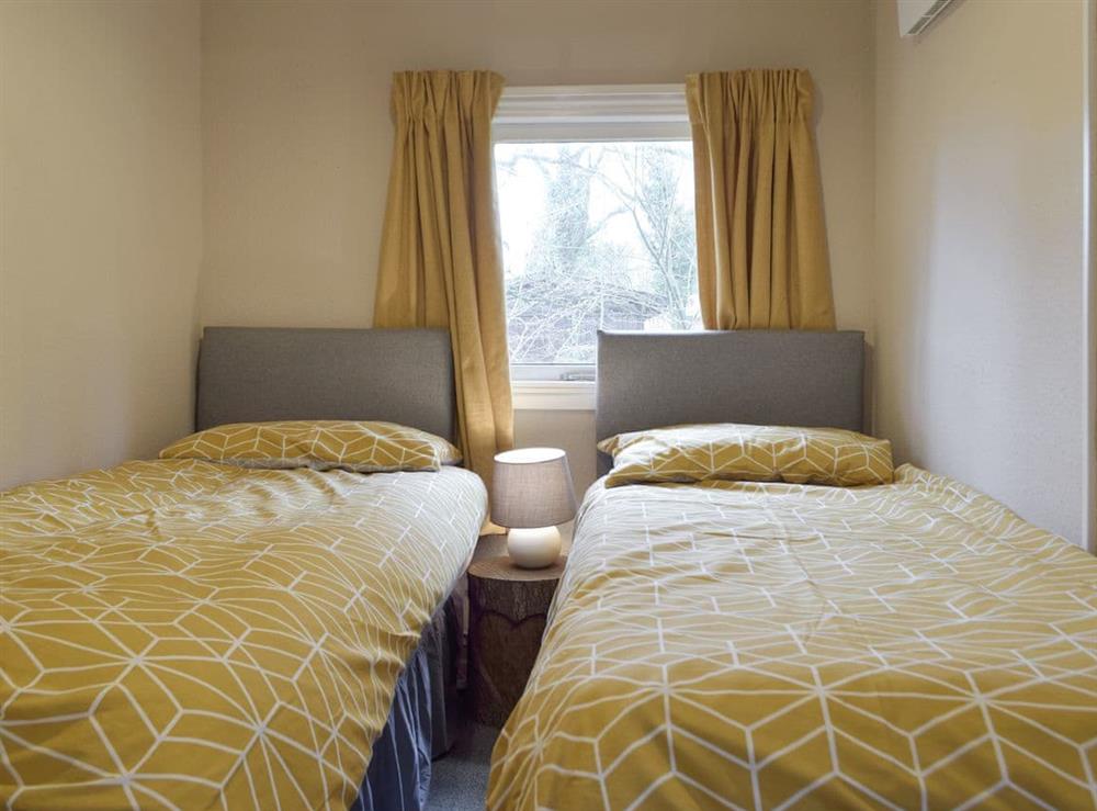 Twin bedroom at Torwood 4 in Cenarth, near Newcastle Emlyn, Dyfed