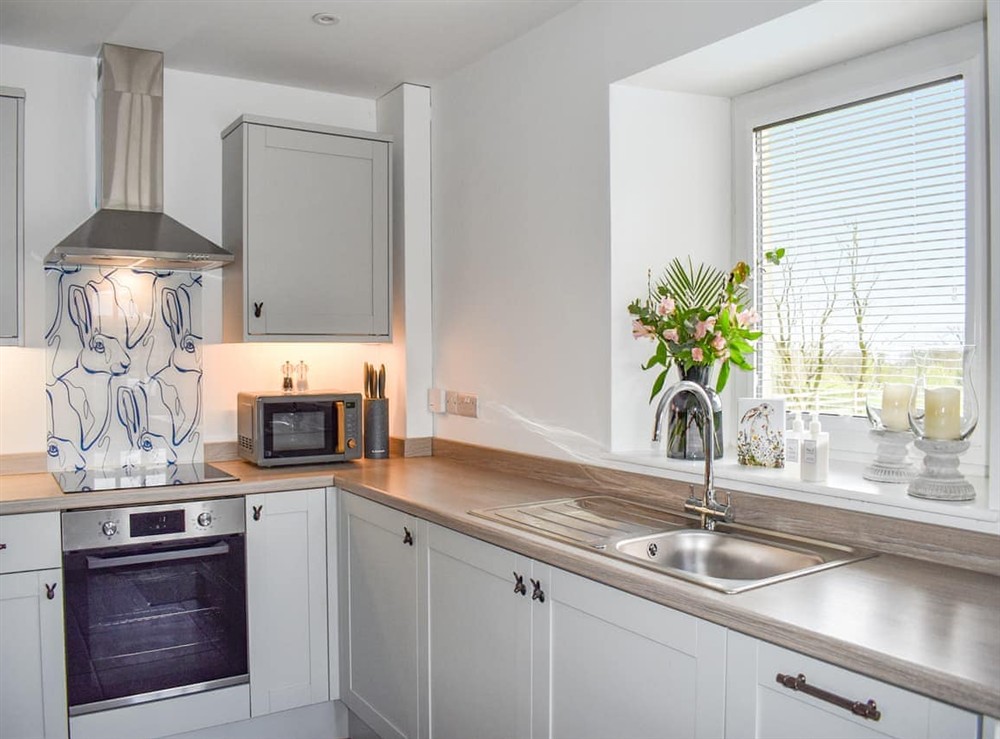 Kitchen at Tosside Fold Farm Cottage in Tosside, North Yorkshire