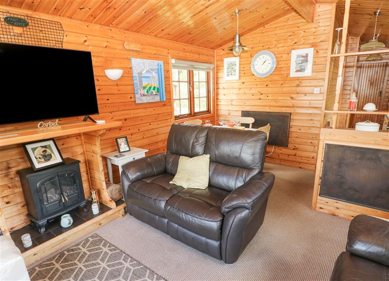 This is the living room at Touchwood Lodge, Amroth