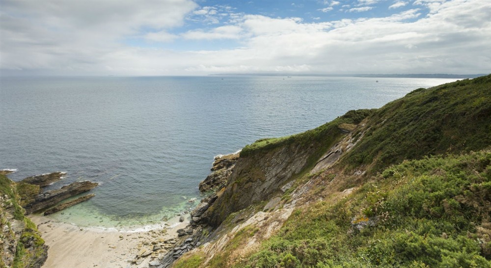 The view from St Anthony Head near Towan Cottage, Roseland, Cornwall at Towan Cottage in Roseland, Cornwall