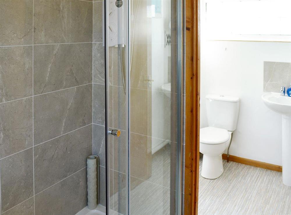 Shower room at Towan View Loft in Newquay, Cornwall