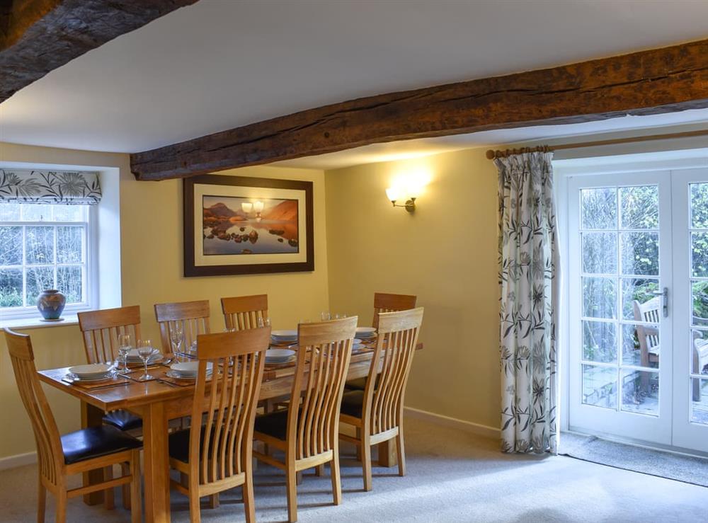Dining Area at Town End Farmhouse in Ulverston, Cumbria