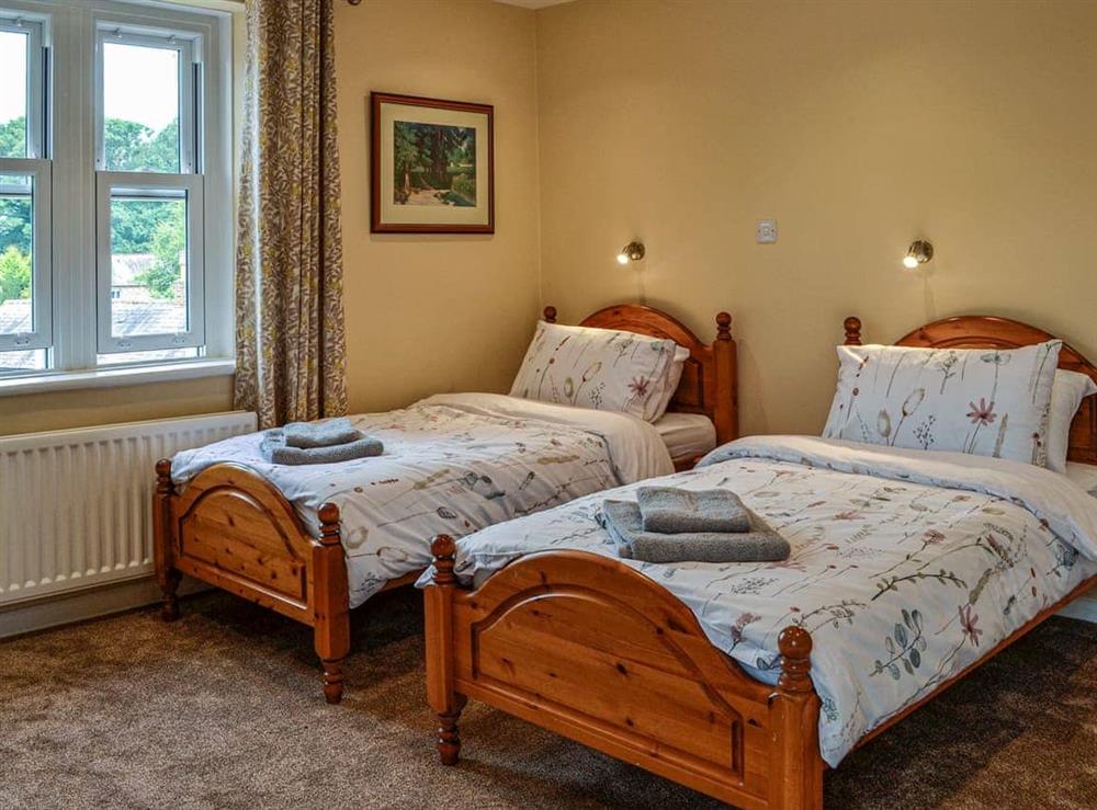 Twin bedroom at Town Foot Farm in Carlisle, Cumbria