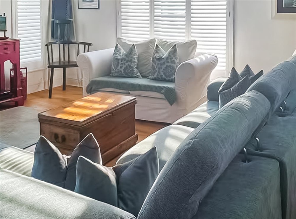 Open plan living space at Town Heights in Tenby, Dyfed